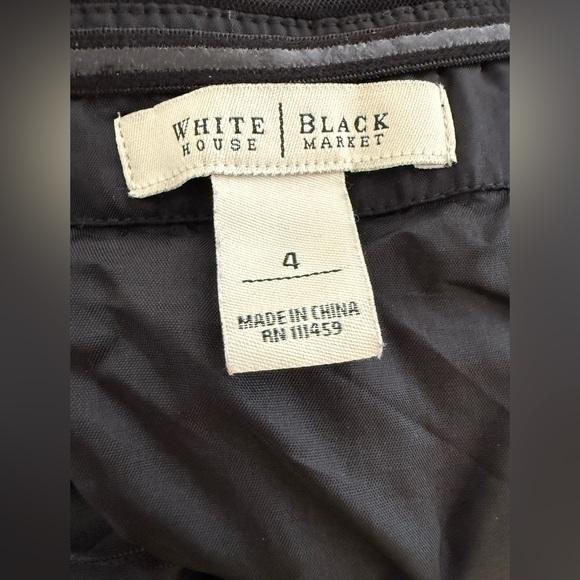 White House Black Market Strapless Black Dress - Picture 9 of 10